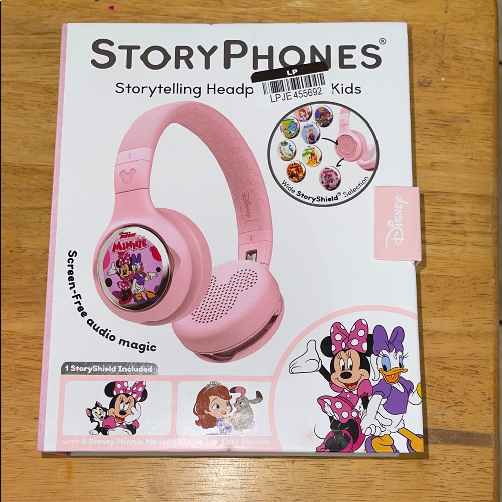 Disney Minnie Mouse Pink Storytelling Headphones